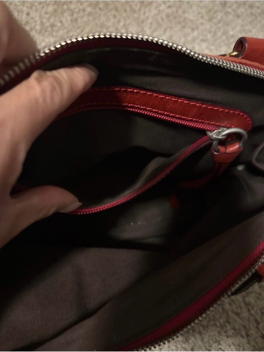 Vintage Chloe Kerala Shoulder Bag in Burnt Orange - Picture 8 of 9